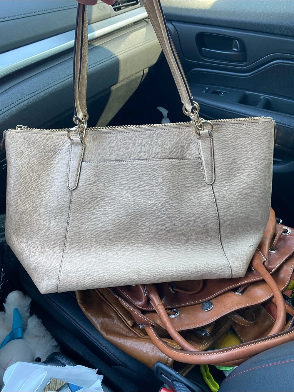 Coach saffiano leather